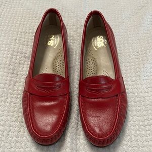 Red SAS Loafers - Never Worn